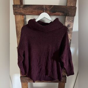 Old Navy Maroon Turtleneck